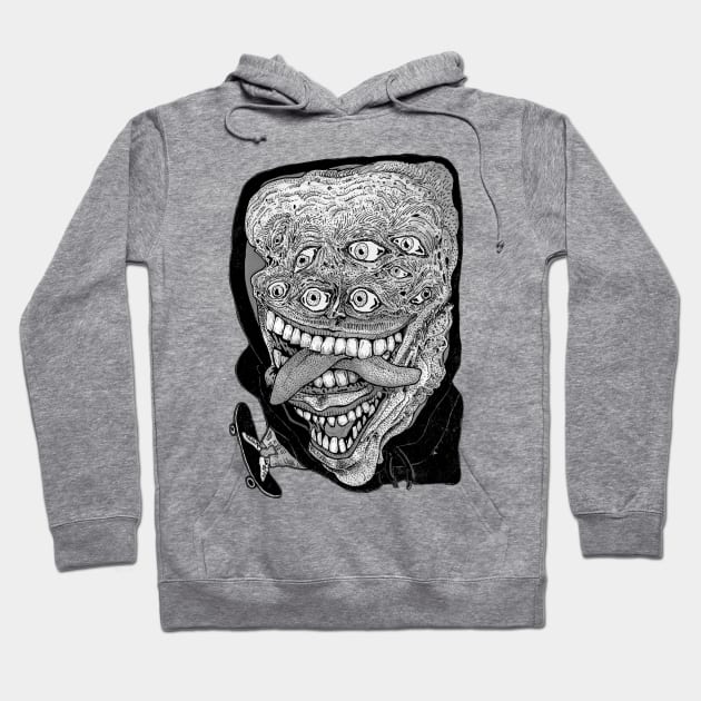 Skate or Die !!! BW Hoodie by miskel